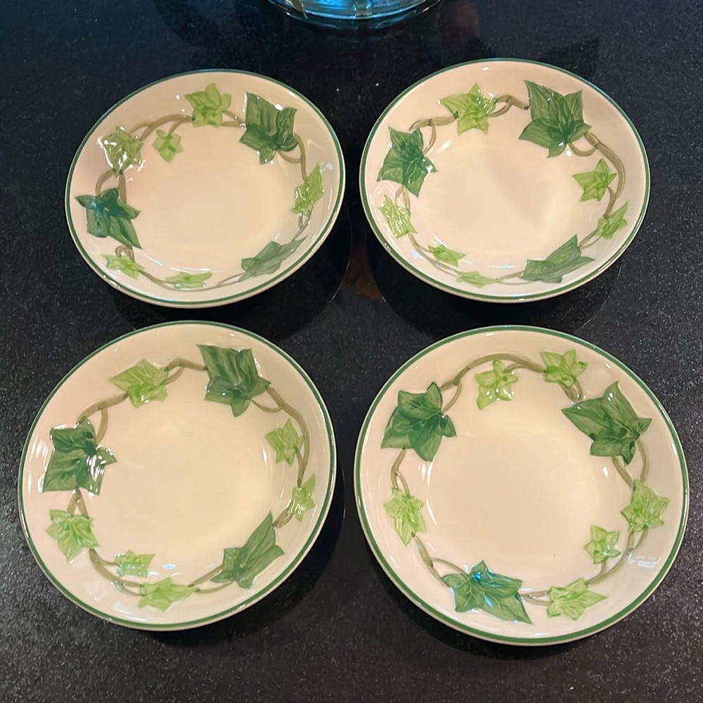 (4) Fruit / Dessert (Sauce) Bowls - Pattern Ivy (American) by FRANCISCAN